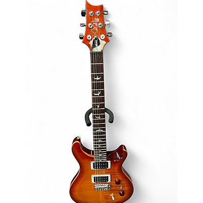 Used PRS SE Custom 24 Amber Solid Body Electric Guitar