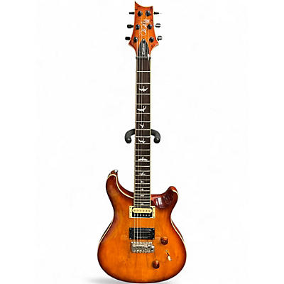Used PRS SE Custom 24 Amber Solid Body Electric Guitar
