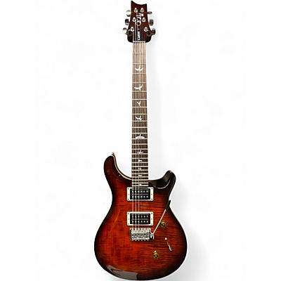 Used PRS SE Custom 24 Amber Solid Body Electric Guitar