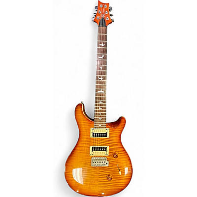 Used PRS SE Custom 24 Amber Solid Body Electric Guitar