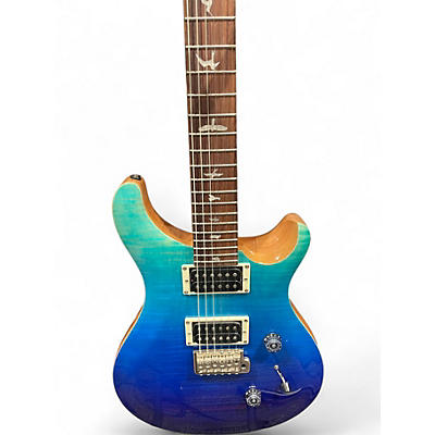Used PRS SE Custom 24 BLUE FADE Solid Body Electric Guitar