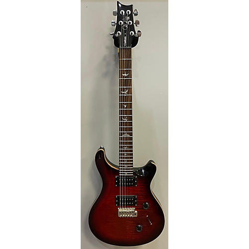 PRS Used PRS SE Custom 24 Black Cherry Solid Body Electric Guitar Black Cherry