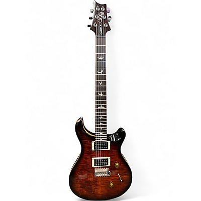 Used PRS SE Custom 24 Black Gold Burst Solid Body Electric Guitar