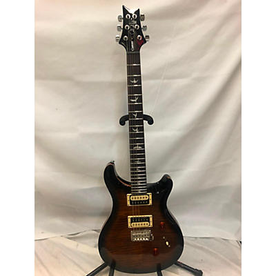 PRS Used PRS SE Custom 24 Black Gold Solid Body Electric Guitar