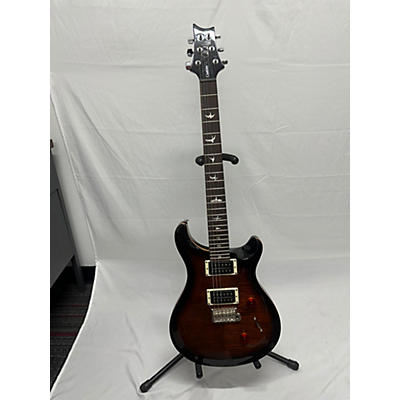 PRS Used PRS SE Custom 24 Black Gold Solid Body Electric Guitar