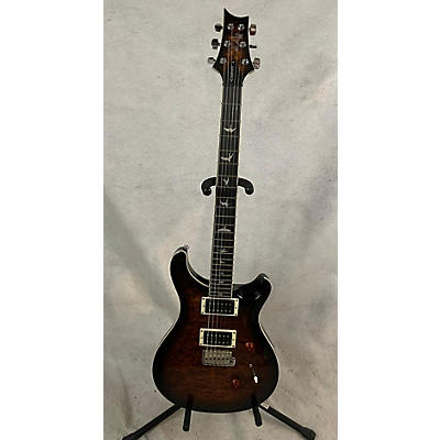 PRS Used PRS SE Custom 24 Black Gold Sunburst Solid Body Electric Guitar