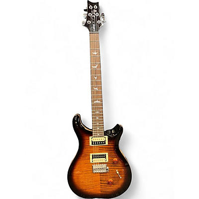 PRS Used PRS SE Custom 24 Black Gold Sunburst Solid Body Electric Guitar