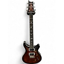 Used PRS SE Custom 24 Black Gold Sunburst Solid Body Electric Guitar