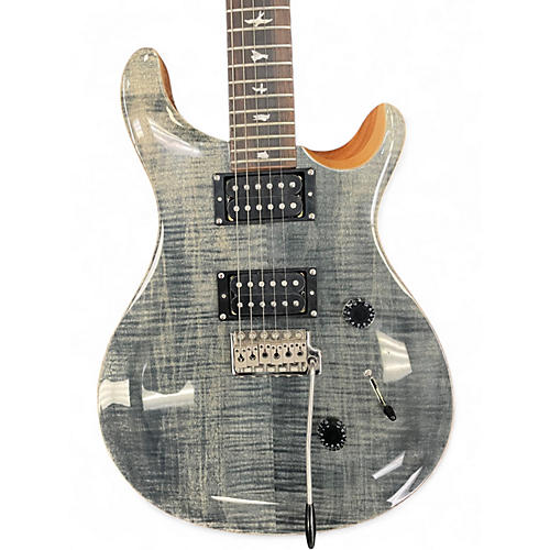 Used PRS SE Custom 24 Black Solid Body Electric Guitar Black