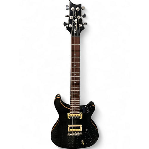 Used PRS SE Custom 24 Black Solid Body Electric Guitar Black