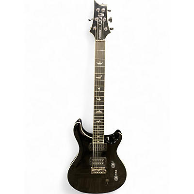Used PRS SE Custom 24 Black Solid Body Electric Guitar