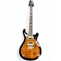 Used PRS SE Custom 24 Black and Gold Sunburst  Solid Body Electric Guitar Black and Gold Sunburst