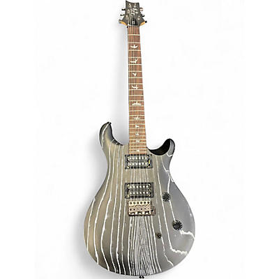 Used PRS SE Custom 24 Black and White Solid Body Electric Guitar
