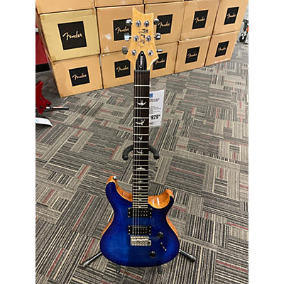 PRS Used PRS SE Custom 24 Blue Burst Solid Body Electric Guitar