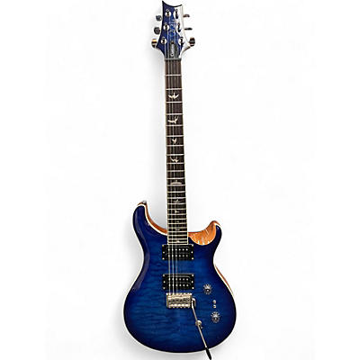 Used PRS SE Custom 24 Blue Burst Solid Body Electric Guitar