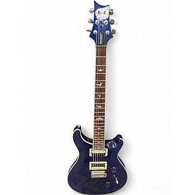 Used PRS SE Custom 24 Blue Burst Solid Body Electric Guitar