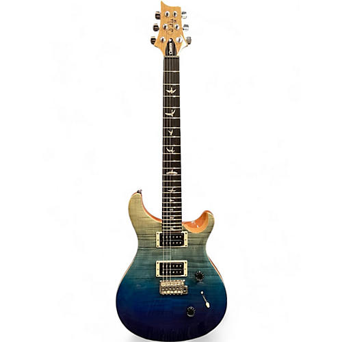 PRS Used PRS SE Custom 24 Blue Fade Solid Body Electric Guitar Blue Fade