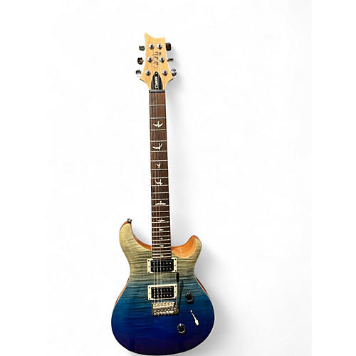 Used PRS SE Custom 24 Blue Fade Solid Body Electric Guitar Blue Fade