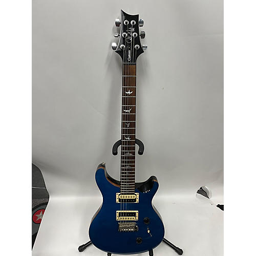 PRS Used PRS SE Custom 24 Blue Sapphire Solid Body Electric Guitar Blue Sapphire