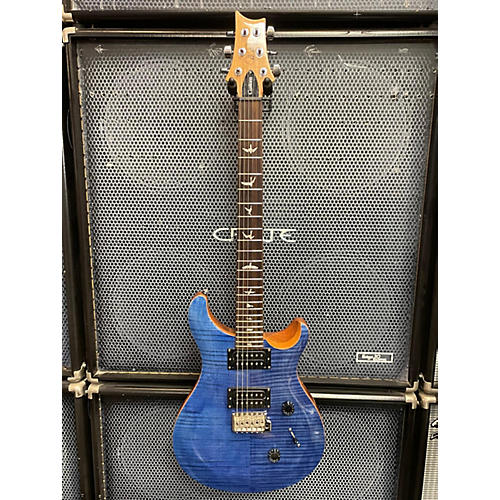 PRS Used PRS SE Custom 24 Blue Solid Body Electric Guitar Blue