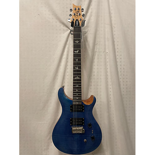 PRS Used PRS SE Custom 24 Blue Solid Body Electric Guitar Blue