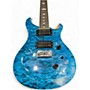 Used PRS SE Custom 24 Blue Solid Body Electric Guitar Blue