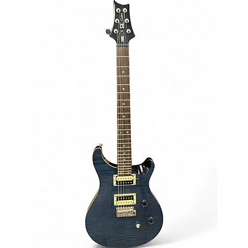Used PRS SE Custom 24 Blue Solid Body Electric Guitar Blue