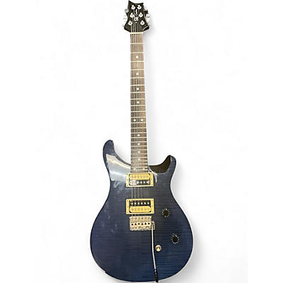 Used PRS SE Custom 24 Blue Solid Body Electric Guitar