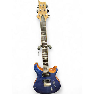 Used PRS SE Custom 24 Blue Solid Body Electric Guitar