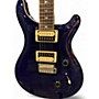 Used PRS SE Custom 24 Blue Solid Body Electric Guitar Blue