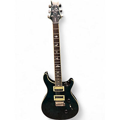Used PRS SE Custom 24 Burl Blue Solid Body Electric Guitar