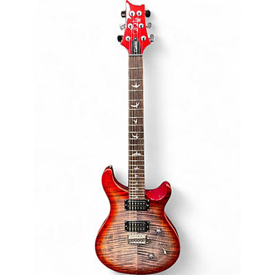 Used PRS SE Custom 24 CHARCOAL CHERRY BURST Solid Body Electric Guitar