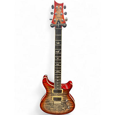 Used PRS SE Custom 24 Charcoal Cherry Burst Solid Body Electric Guitar