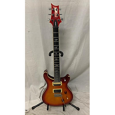 PRS Used PRS SE Custom 24 Cherry Burst Solid Body Electric Guitar