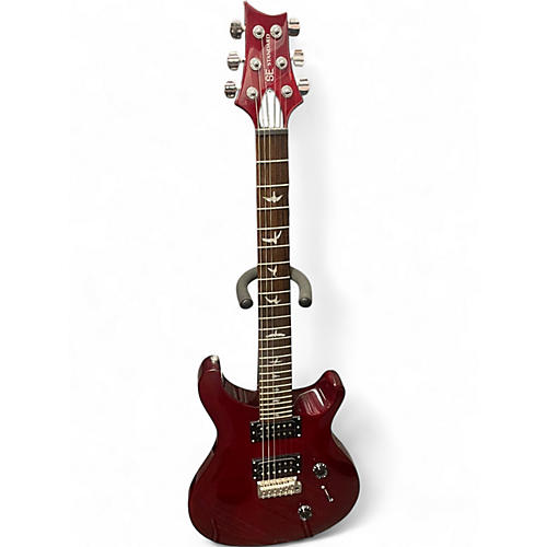 Used PRS SE Custom 24 Cherry Solid Body Electric Guitar Cherry