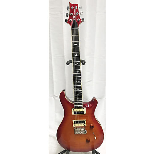 PRS Used PRS SE Custom 24 Cherry Sunburst Solid Body Electric Guitar Cherry Sunburst