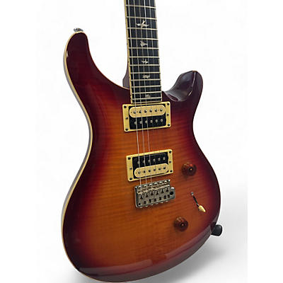 PRS Used PRS SE Custom 24 Cherry Sunburst Solid Body Electric Guitar