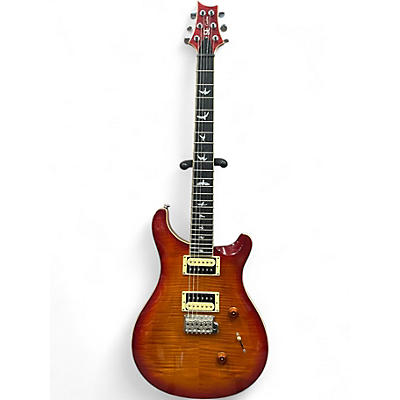 Used PRS SE Custom 24 Cherry Sunburst Solid Body Electric Guitar