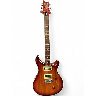 Used PRS SE Custom 24 Cherry Sunburst Solid Body Electric Guitar