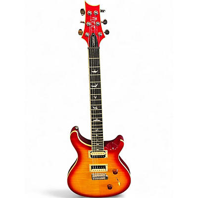Used PRS SE Custom 24 Cherry Sunburst Solid Body Electric Guitar