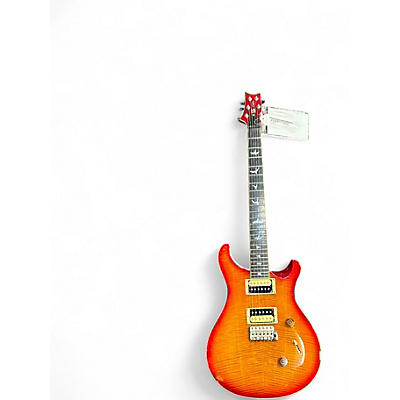 Used PRS SE Custom 24 Cherry Sunburst Solid Body Electric Guitar