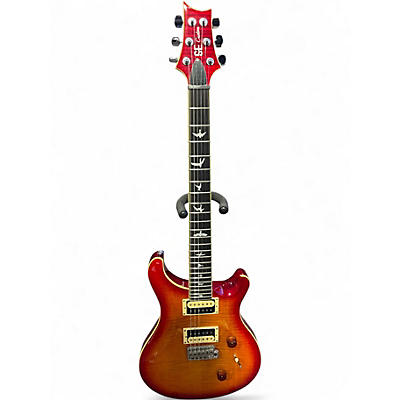 Used PRS SE Custom 24 Cherry Sunburst Solid Body Electric Guitar