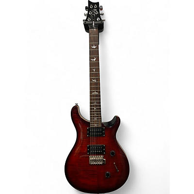 Used PRS SE Custom 24 Crimson Red Trans Solid Body Electric Guitar