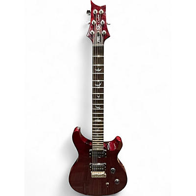 Used PRS SE Custom 24 Crimson Red Trans Solid Body Electric Guitar