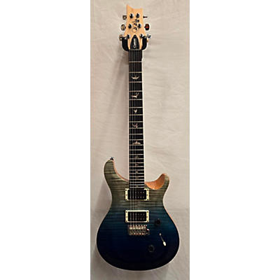 PRS Used PRS SE Custom 24 Electric Blue Fade Solid Body Electric Guitar