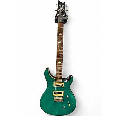 Used PRS SE Custom 24 Emerald Green Solid Body Electric Guitar