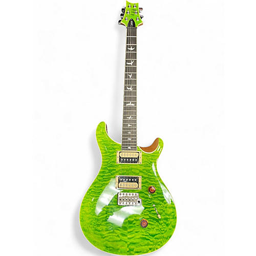 PRS Used PRS  SE Custom 24 Eriza Verde Green Solid Body Electric Guitar Green