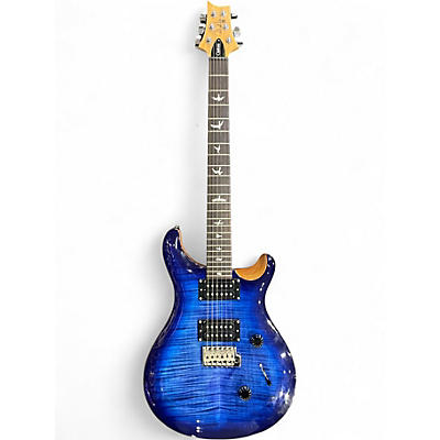 Used PRS SE Custom 24 FADED BLUE BURST Solid Body Electric Guitar