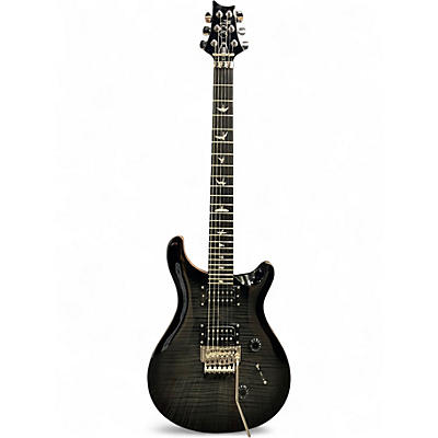Used PRS SE Custom 24 FR Floyd Rose Grey Burst Solid Body Electric Guitar