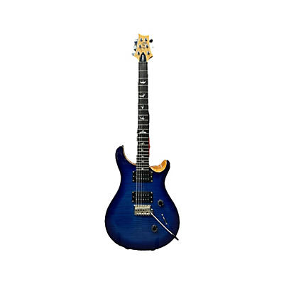 PRS Used PRS SE Custom 24 Faded Blue Burst Solid Body Electric Guitar